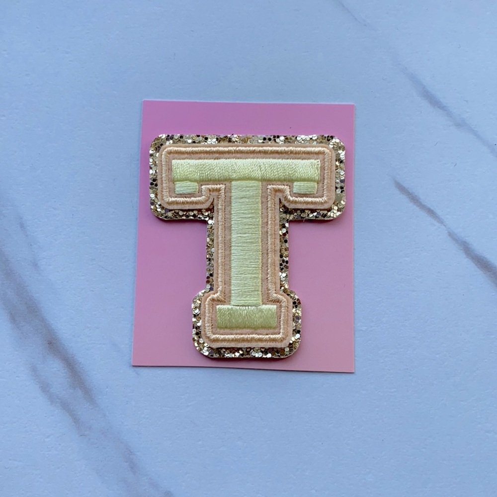 Stoney Clover Lane x Target single letter “T” sticker patch